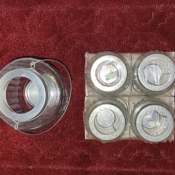 Ashland Candle Collection Tea Light Glass Lantern W/ Metal Handle - Picture 8 of 8